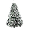2.4M Snow Flocked Christmas Tree - 1500 Tips