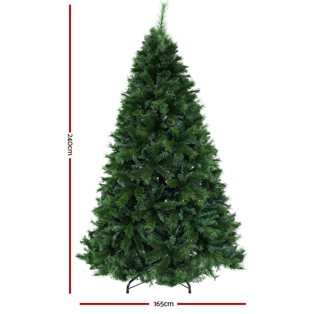 2.4M Green Christmas Tree Pine Needles - 2100 Tips