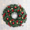 60cm Christmas Wreath Garland Xmas Decoration