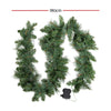 1.8M Christmas Garland with LED lights