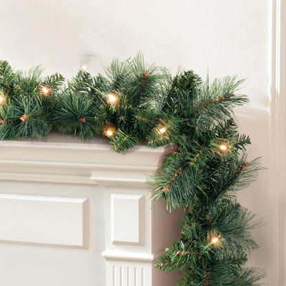 1.8M Christmas Garland with LED lights