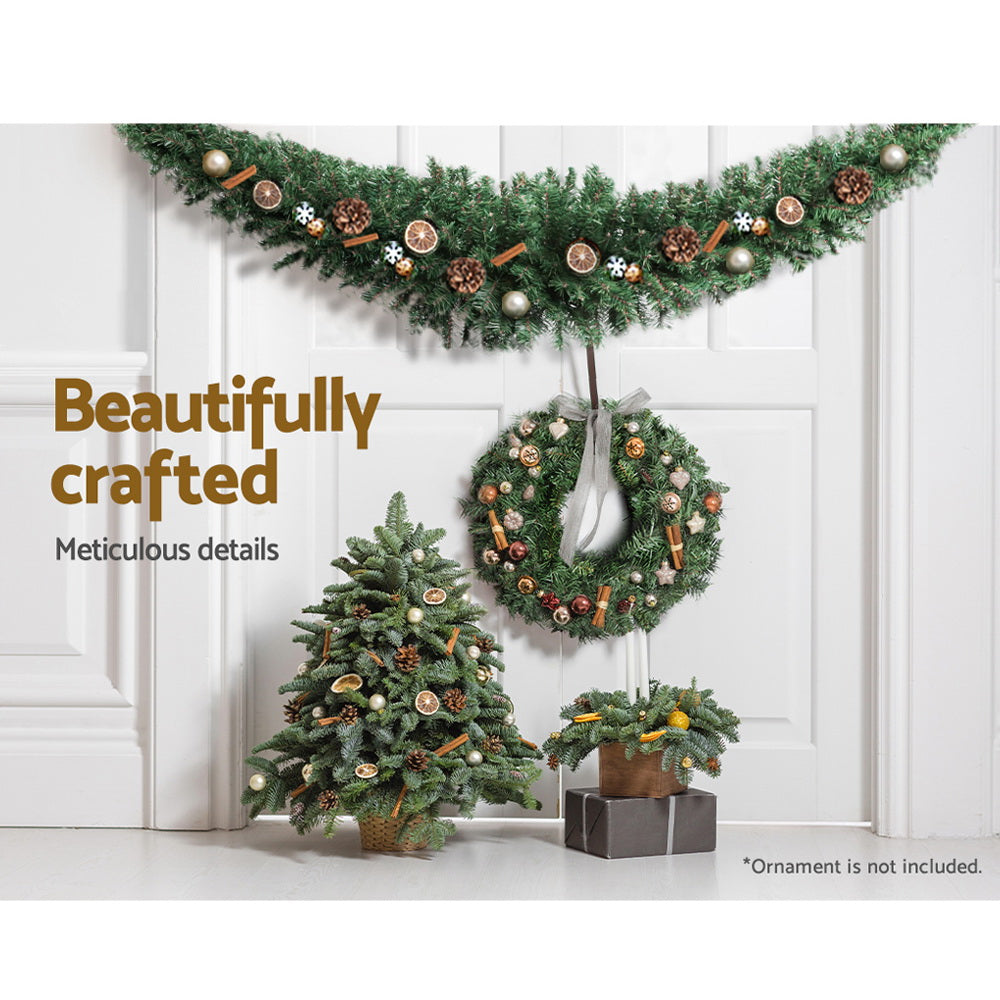 2.1M Green Christmas Garland Xmas Decoration