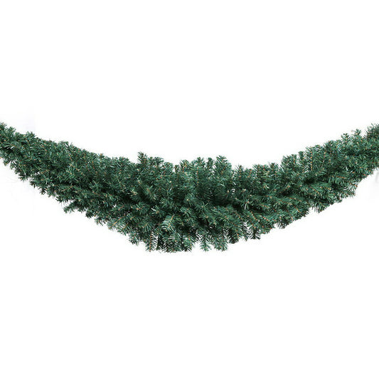 2.4M Christmas Garland Xmas Decorations Green