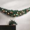 2.4M Christmas Garland Xmas Decorations Green