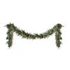Jingle Jollys 3M Christmas Garland Pre-lit LED with Pine Cones Xmas Decor Green