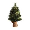 60CM  Mini Christmas Tree Tabletop 8 Light Modes