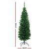 1.8m Slim Christmas Tree - 300 Tips