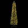 1.8m Pre-Lit Slim Christmas Trees 200 LED Lights