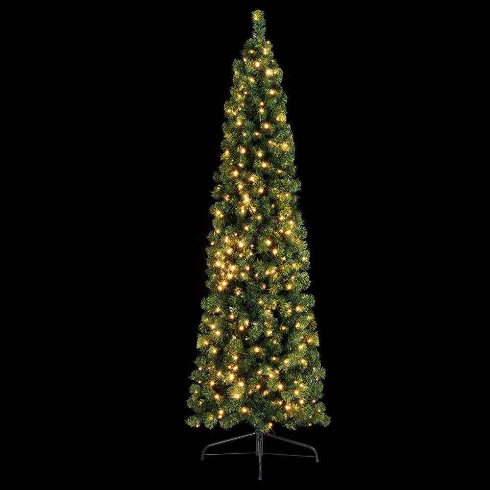 2.1M Slim Pre Lit Christmas Tree - 430 Tips