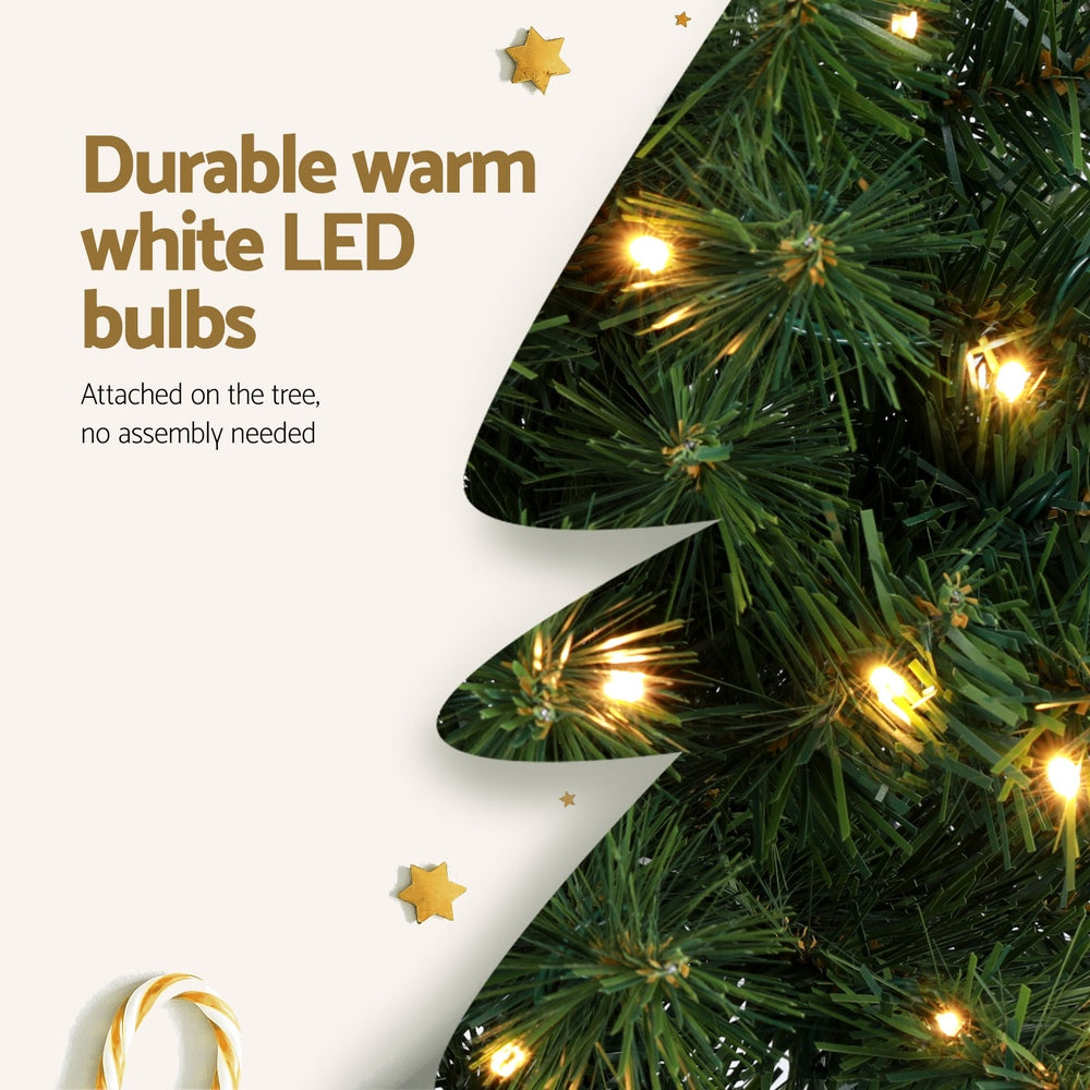 2.1M Slim Pre Lit Christmas Tree - 430 Tips