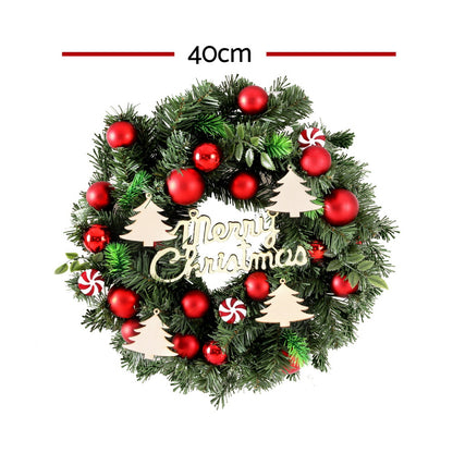 Christmas Wreath 40CM Baubles Ornaments Decor