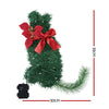 Cat Christmas Pre-lit Wreath 20 LED