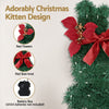 Cat Christmas Pre-lit Wreath 20 LED