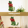 Cat Christmas Pre-lit Wreath 20 LED