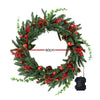 Christmas Wreath 60CM LED Garland Berries Pine Cones
