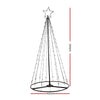 2.1M Christmas Tree LED Solar Warm Jingle Jollys