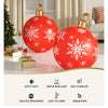 60CM Christmas Inflatable Ball Bauble Outdoor Decoration Red