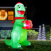 1.8M Christmas Inflatable Dinosaur Height LED Decorations Illuminated