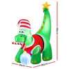 1.86M Christmas Inflatable Dinosaur Height LED Decorations Illuminated