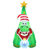 1.86M Christmas Inflatable Dinosaur Height LED Decorations Illuminated