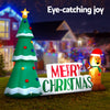 1.5M Christmas Inflatable Gingerbread Man LED Decorations Illuminated