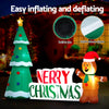 1.5M Christmas Inflatable Gingerbread Man LED Decorations Illuminated