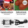 2.4M Christmas Inflatable Gingerbread Man Tree LED Illuminated Decorations