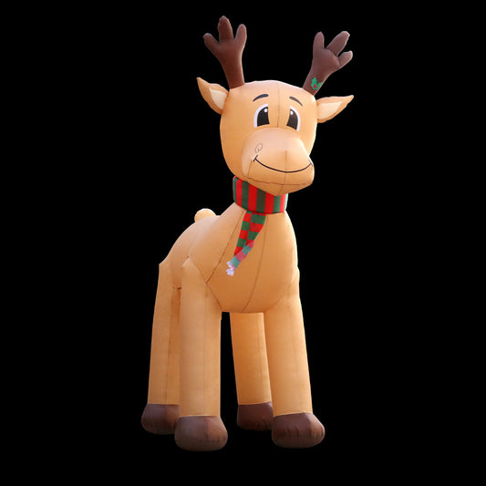 5M Christmas Inflatable Reindeer Illuminated Decorations