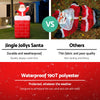 1.8M Christmas Inflatable Santa Pop Up Illuminated Decorations