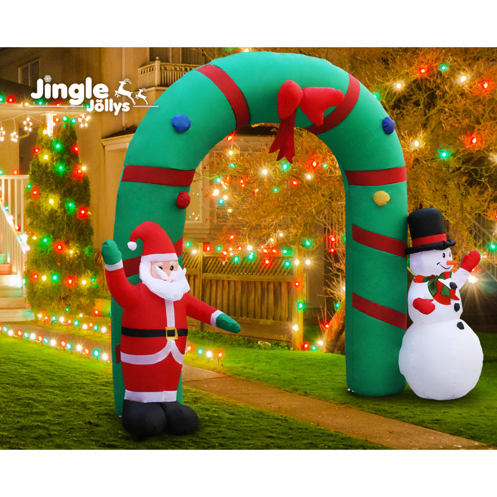 2.8M Christmas Inflatable Archwary Illuminated Decorations