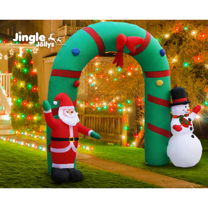 2.8M Christmas Inflatable Archwary Illuminated Decorations