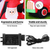 1.6M Christmas Inflatable Santa Truck LED Decorations Illuminated