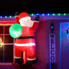 1.9M Christmas Inflatable Santa Climbing LED Illuminated Decoration