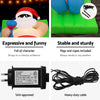 1.8M Christmas Inflatable Santa Bench LED Illuminated Decorations