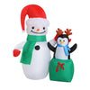 1.8M Christmas Inflatable Snowman Illuminated Decorations