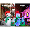 1.8M Christmas Inflatable Snowman Illuminated Decorations