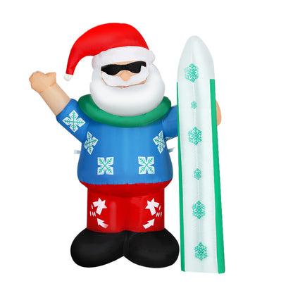 1.6M Christmas Inflatable Santa Illuminated Decorations