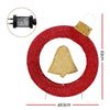 60cm Christmas Lights Motif 30 LED Bell Wreath