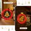 60cm Christmas Lights Motif 30 LED Bell Wreath