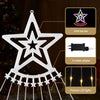 Jingle Jollys 3.8M Christmas Lights Waterfall String Light 340 LED