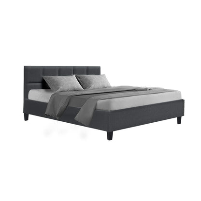 Artiss Bed Frame Queen Size Charcoal TINO - OZ Home Deals