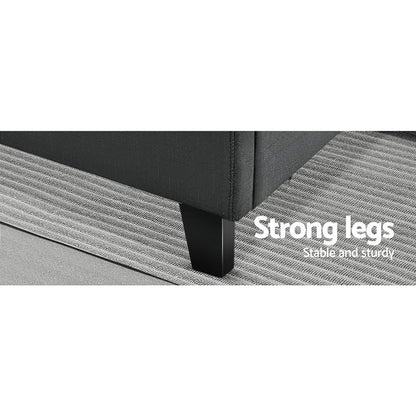 Artiss Bed Frame Queen Size Charcoal TINO - OZ Home Deals