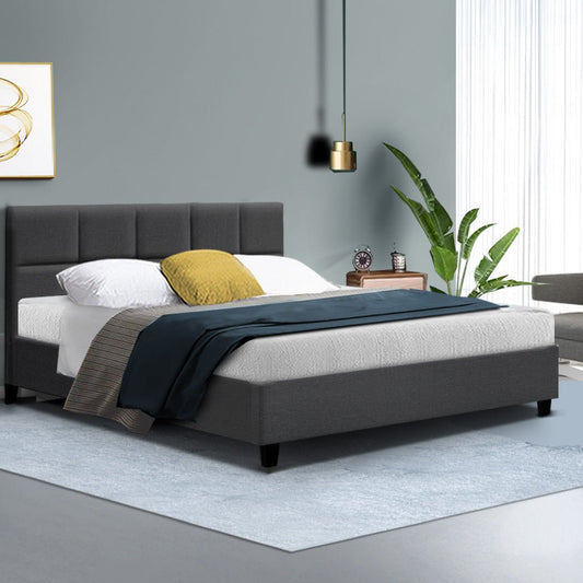 Artiss Bed Frame Queen Size Charcoal TINO - OZ Home Deals