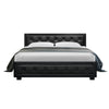 Artiss Bed Frame Queen Size Gas Lift Black TIYO - OZ Home Deals