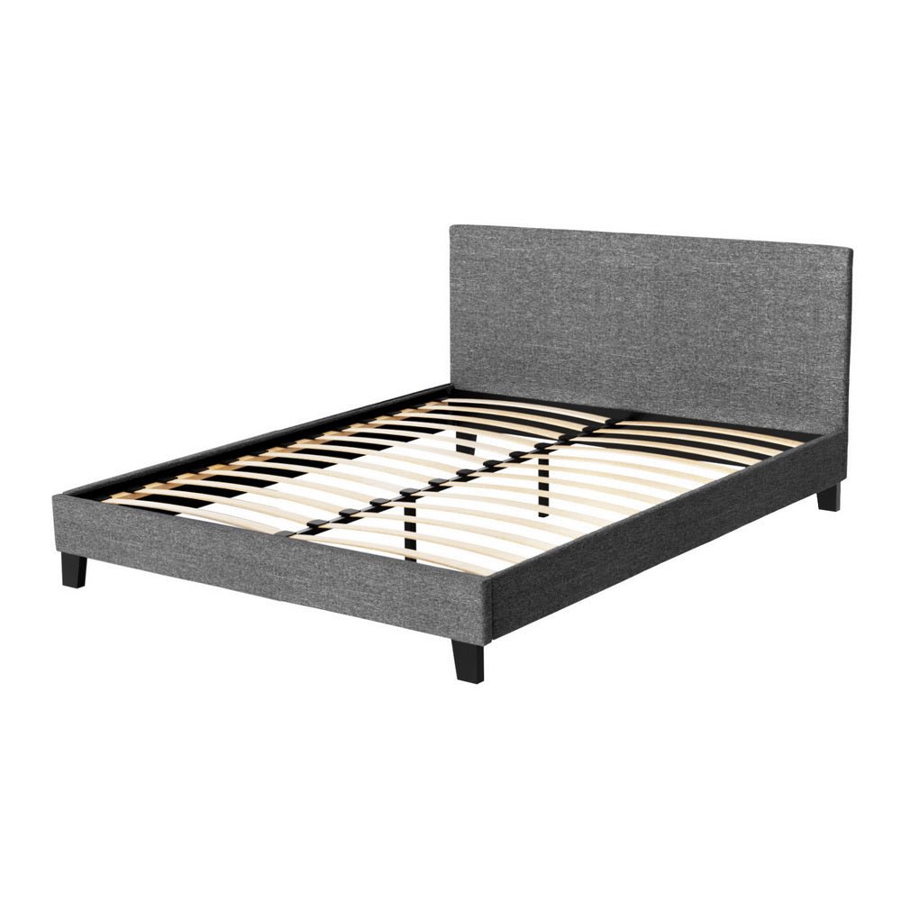 Artiss Bed Frame Queen Size Grey NEO - OZ Home Deals