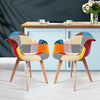 Artiss Dining Chairs Set of 2 Fabric Retro Replica DSW - OZ Home Deals