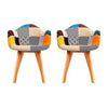 Artiss Dining Chairs Set of 2 Fabric Retro Replica DSW - OZ Home Deals