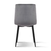 Artiss Dining Chairs Set of 4 Velvet Horizontal Slope Grey - OZ Home Deals