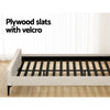 Bed Frame King Size Beige AMMY - OZ Home Deals