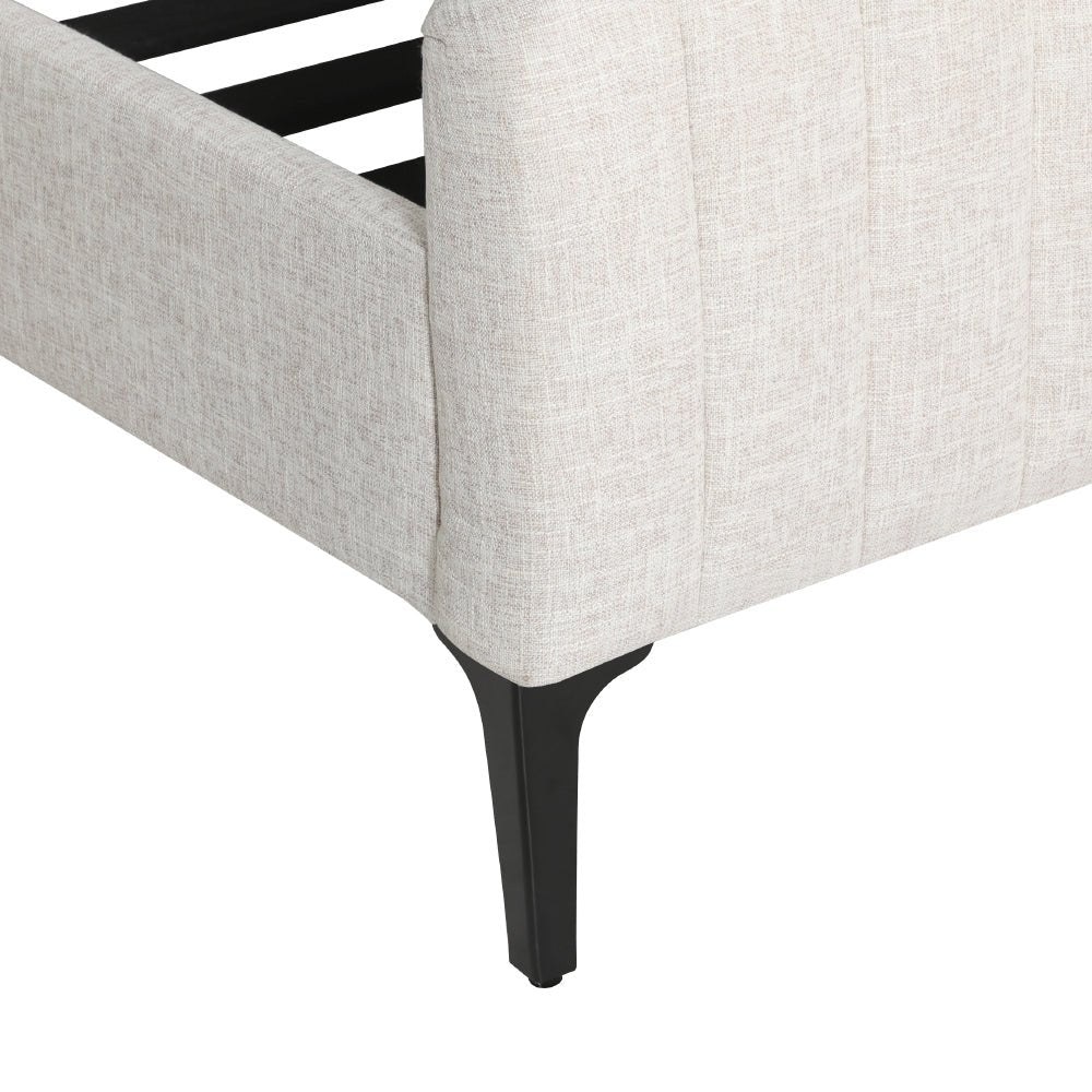 Bed Frame King Size Beige AMMY - OZ Home Deals
